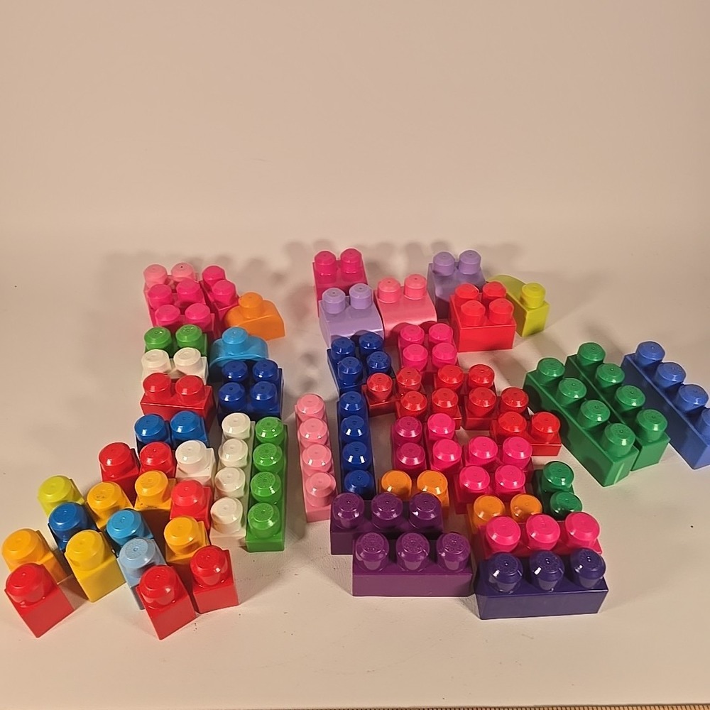 Mega Bloks First Building Blocks Classic Over 50 Pieces Builders Toy Set